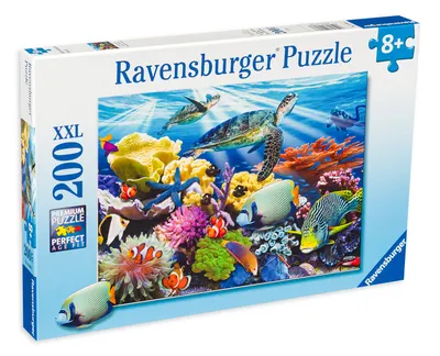 Puzzle Ravensburger din 200 XXL de piese - Lumea subacvatica