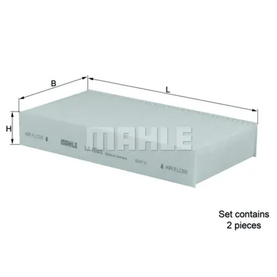Filtru, aer habitaclu KNECHT LA 168/S