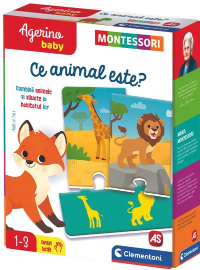 Set educațional Clementoni Agerino - Ce animal este