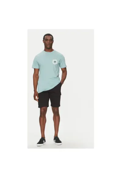 Tricou barbati EQYZT08036-BGW0 - Bumbac organic - Turcoaz - Turcoaz