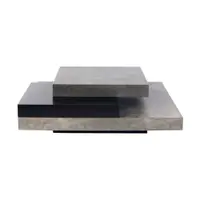 Măsuță de cafea TemaHome Slate, cu aspect de beton - negru