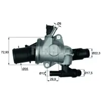 Termostat, lichid racire MAHLE TI 152 88
