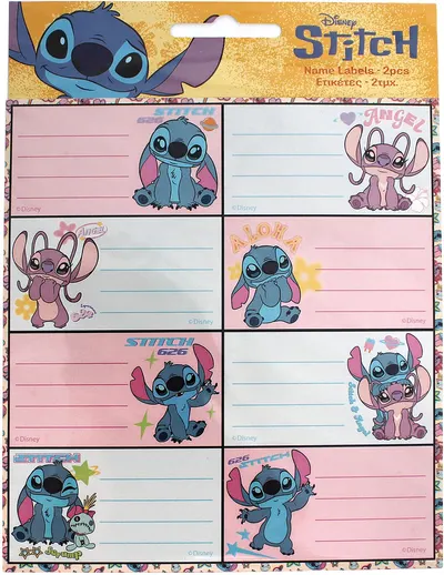 Etichete școlare GIM Stitch - 16 buc.