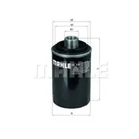 Filtru ulei MAHLE ORIGINAL OC 456