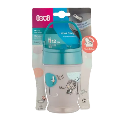 Cana cu pai Junior Lovely baieti, 250ml, Lovi