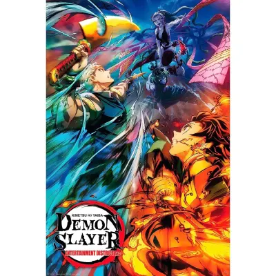 Poster Maxi Demon Slayer - 91.5x61 - Key Art 2