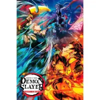 Poster Maxi Demon Slayer - 91.5x61 - Key Art 2