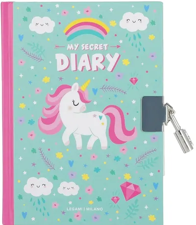 Jurnal secret cu lacăt Legami Unicorn