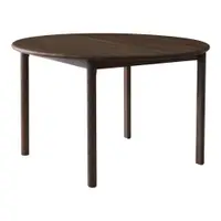Masă de dining rotundă extensibilă din lemn de stejar cu blat suplimentar ø 120 cm Noor – Hammel Furniture