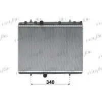 Radiator, racire motor FRIGAIR 0108.3075