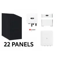 Kit fotovoltaic 10kW cu 22 panouri 450W, invertor Huawei si baterie LUNA2000 – Solutie inteligenta cu stocare si backup complet