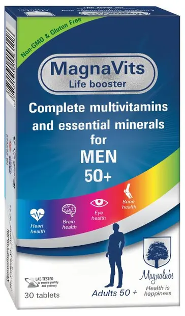 MagnaVits pentru bărbați 50+, 30 tablete, Magnalabs