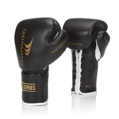 Yakimasport mănuși de box pentru bărbați TIGER BLACK L