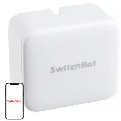 Comutator Wireless cu baterie SwitchBot 041438 Bot S1 Alb