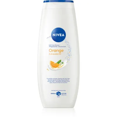 NIVEA Orange & Avocado Oil gel calmant pentru dus 500 ml