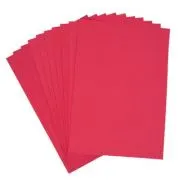 Hartie gumata A4, 1. 3mm, rosu craciun, set 10 coli, Colorarte