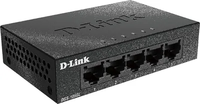 Switch D-Link - DGS-105GL, 5 porturi, negru