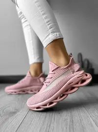 Adidasi dama casual din panza, roz LM03 N12-4
