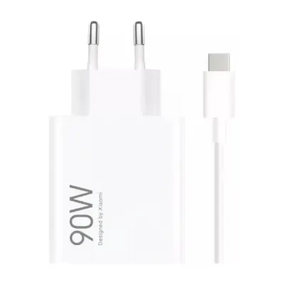 Incarcator Retea Cu Cablu USB-C Xiaomi, 90W, 6.1A, 1 x USB-A, Alb