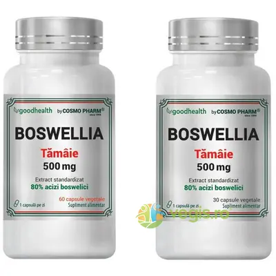 Pachet Boswellia Serrata (Tamaie) 500mg 60cps + 30cps