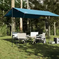 Gossi prelata de camping, albastru, 360x294 cm, impermeabila