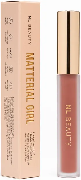 NL Beauty Ruj mat lichid de lungă durată, Friday Night, 3.7 ml