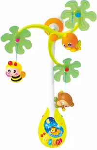 Carusel muzical si lampa Hola toys - Jungle