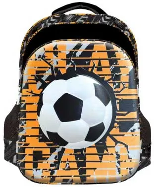 Rucsac 3D S. Cool - Fotbal, cu 2 compartimente, lumini LED