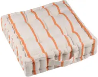Pernă de podea STOF - St Trop, 45 x 45 x 10 cm, Coral