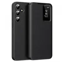 Husa pentru Samsung Galaxy S24 S921, Techsuit, SmartView, Neagra