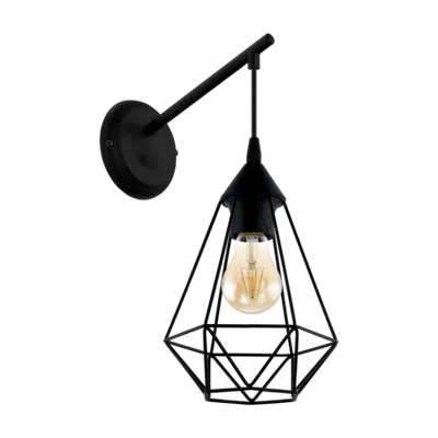 Lampa perete TARBES negru 220-240V,50/60Hz