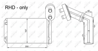 Schimbator caldura incalzire habitaclu potrivit FORD GALAXY I, GALAXY MK I; SEAT ALHAMBRA; VW SHARAN 1.8-2.8 03.95-03.10