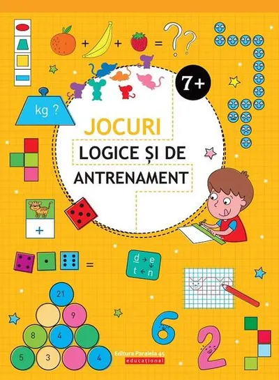 Jocuri logice și de antrenament (7 ani +) - Paperback brosat - Ballon Media