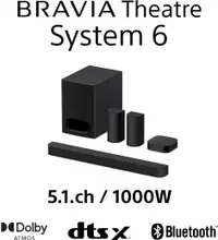 Soundbar Sony - BRAVIA Theater System 6, 5.1, negru