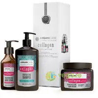 Set Trio pentru Revitalizarea si Restructurarea Parului cu Colagen 400ml + 500ml + 100ml