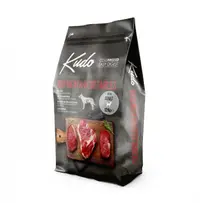 Kudo Adult Mini - Hrana uscata, presata la rece - Carne rosie si Legume - 12kg
