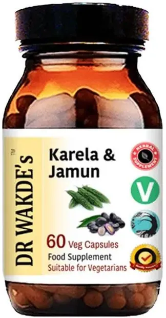 Karela & Yamun, 60 capsule, Dr Wakde's