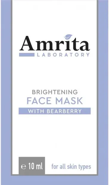 AmritaMască iluminatoare pentru față cu struguri ursului, 10 ml
