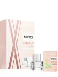 Mexx Caseta femei:Parfum+Sapun 20 ml + 75 g Simply Clean Formula