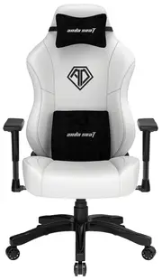Scaun gaming Anda Seat - Phantom 3 L Leather Swivel, alb