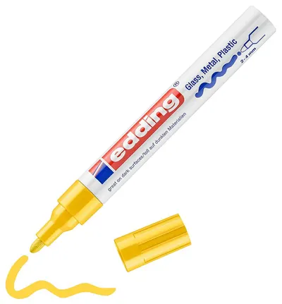 Marker permanent Edding 750 - galben
