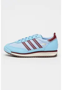 Pantofi sport SL 72 RS cu garnituri din piele - Albastru pastel/Maro cognac/Albastru glaciar