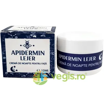 Crema Lejera Regeneranta de Noapte Apidermin Lejer 50ml