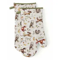 Set de mănuși de bucătărie 2 buc. din bumbac Forest Fable – Cooksmart ®