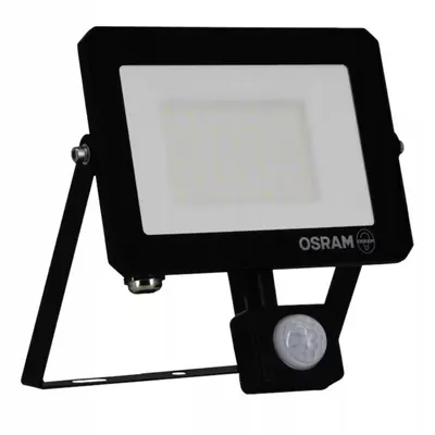 Proiector LED cu senzor de miscare si lumina Osram LUX, 30W, 220-240V, 2700 lm, lumina neutra (4000K), IP65, Negru