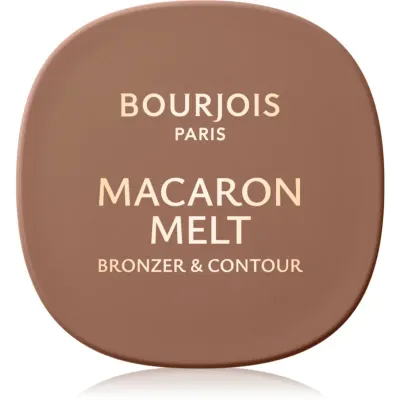Bourjois Macaron Melt Bronzer & Contour bronzer și pudră pentru contur 2 in 1 culoare 01 Vanilla Foam 5 g