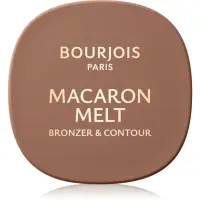 Bourjois Macaron Melt Bronzer & Contour bronzer și pudră pentru contur 2 in 1 culoare 01 Vanilla Foam 5 g