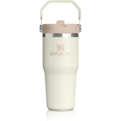 Stanley IceFlow™ Flip Straw 2.0 Tumbler sticlă termos din oțel inoxidabil Cream 1 buc