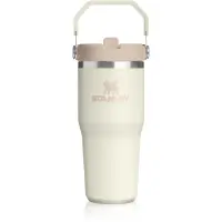 Stanley IceFlow™ Flip Straw 2.0 Tumbler sticlă termos din oțel inoxidabil Cream 1 buc