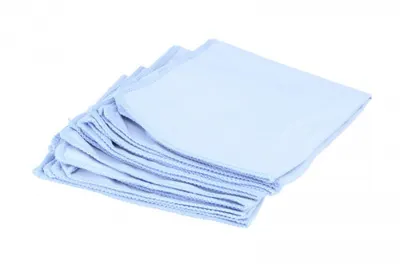 Microfibra, gramaj: 200g m ², culoare: albastru, in set, 5 buc lungime 32 cm x latime 32 cm x grosime 1 mm,aplicatie interior, destinat lustruire